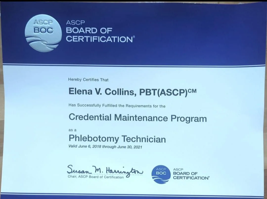ASCP Certification