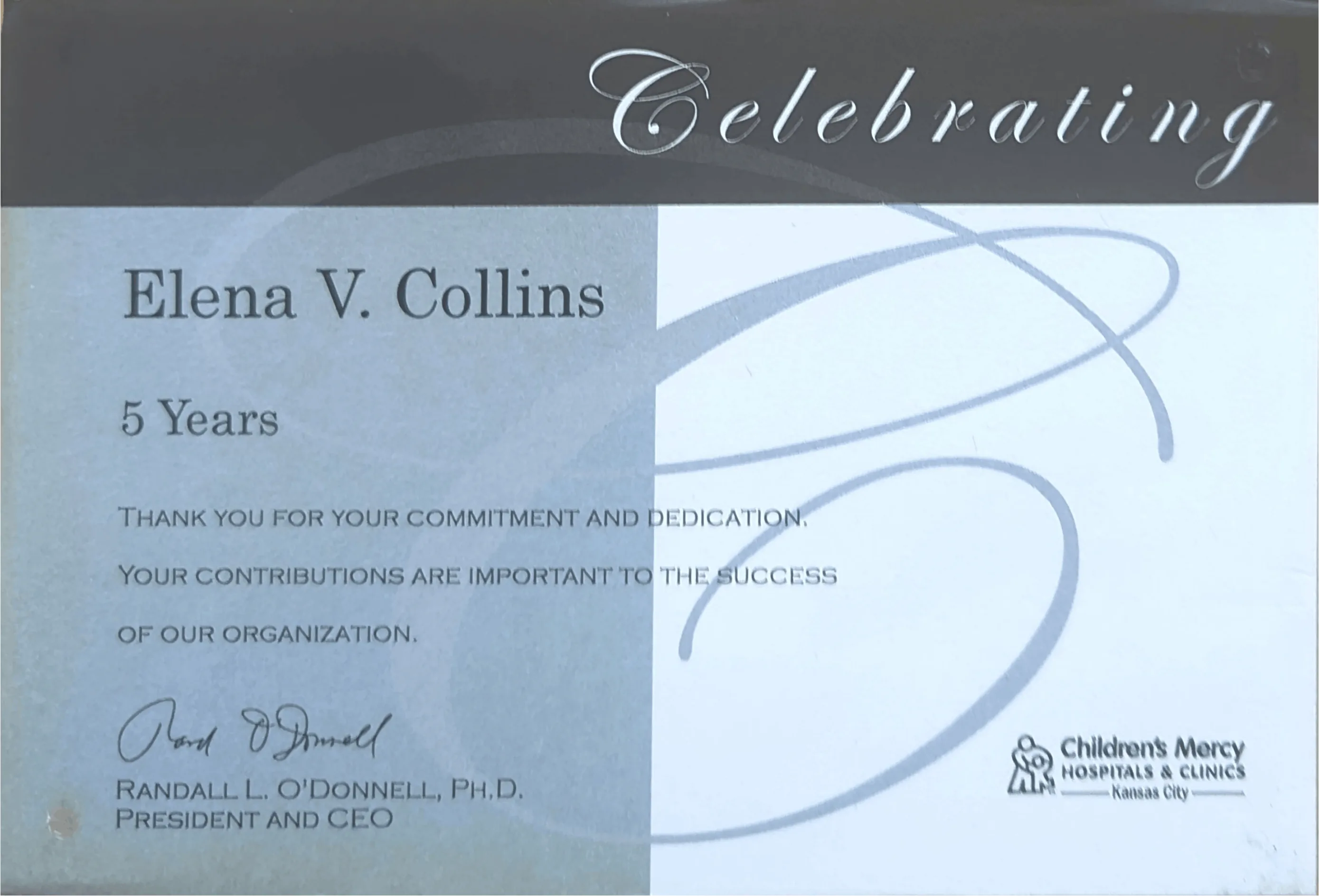 Recognition 1
